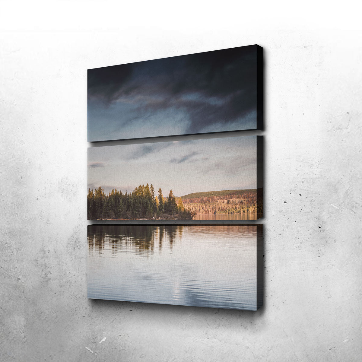 Moon Over Francois Lake Wall Art