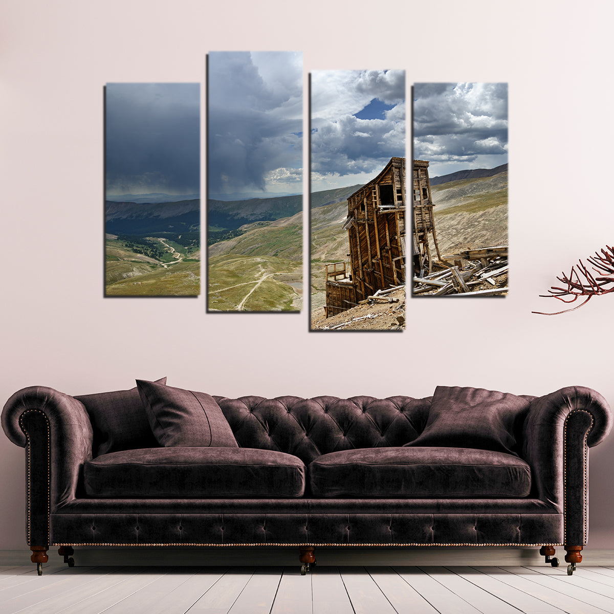 Mount Sherman Hilltop Mine Ruins Wall Art