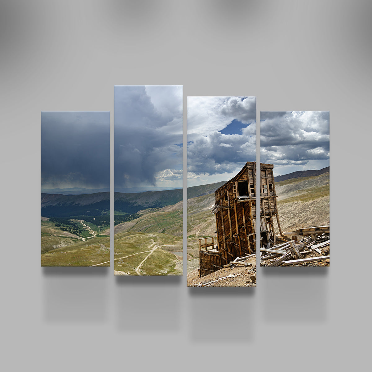 Mount Sherman Hilltop Mine Ruins Wall Art