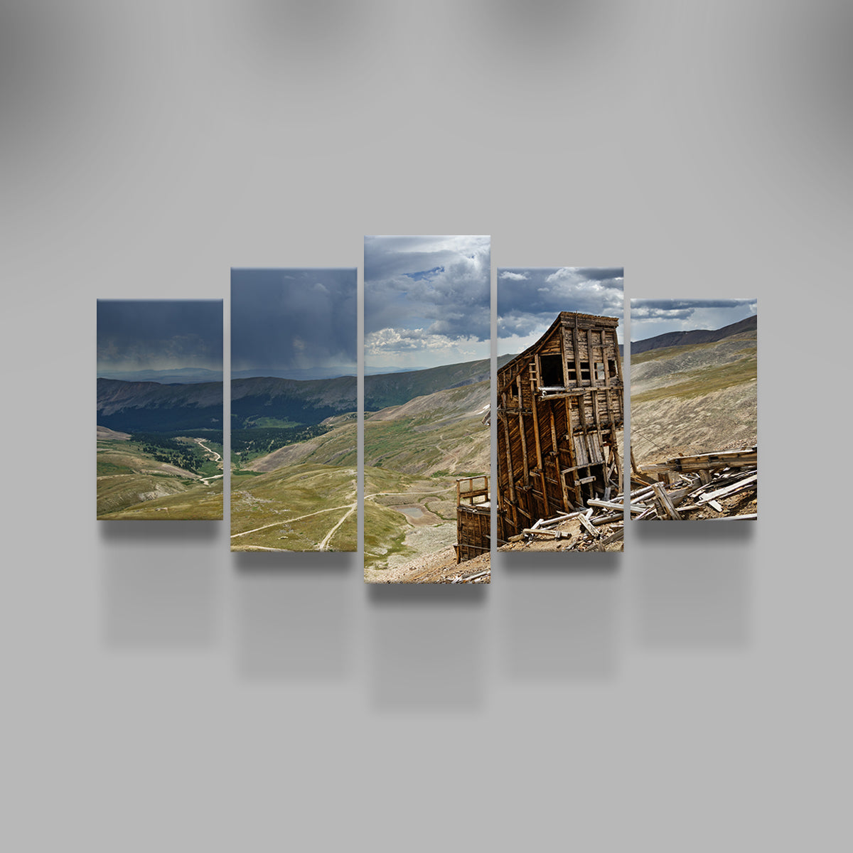 Mount Sherman Hilltop Mine Ruins Wall Art