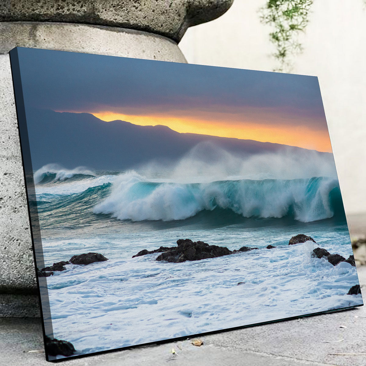 Mountains and Waves Wall Art