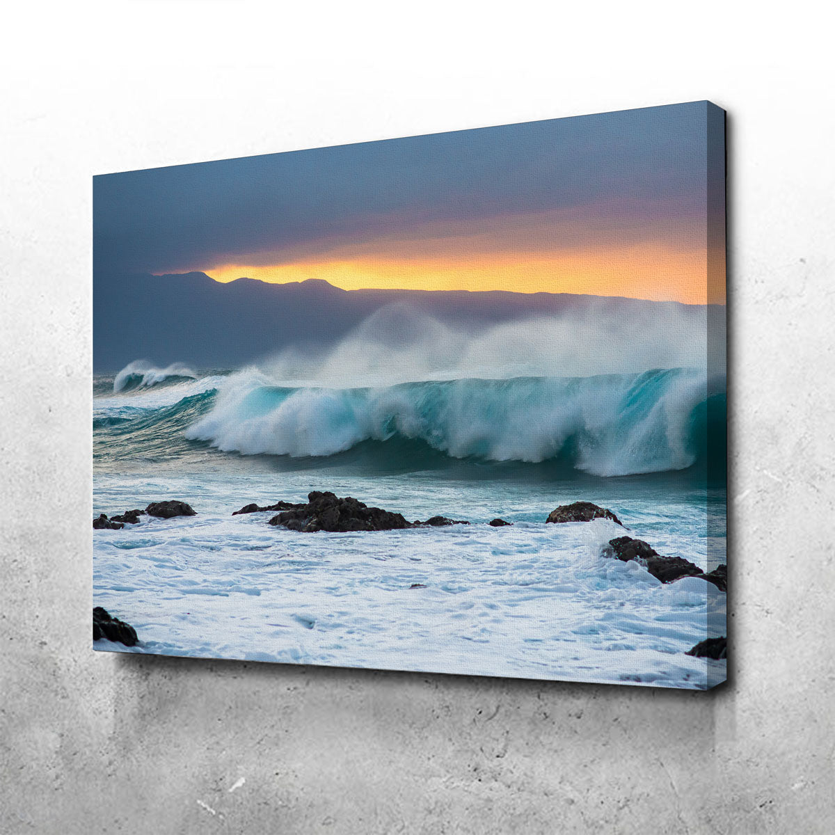 Mountains and Waves Wall Art