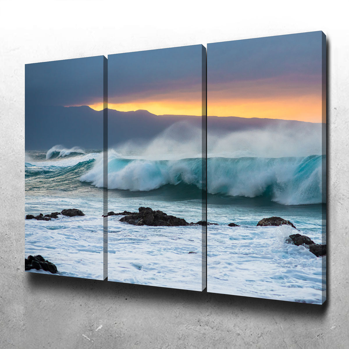 Mountains and Waves Wall Art