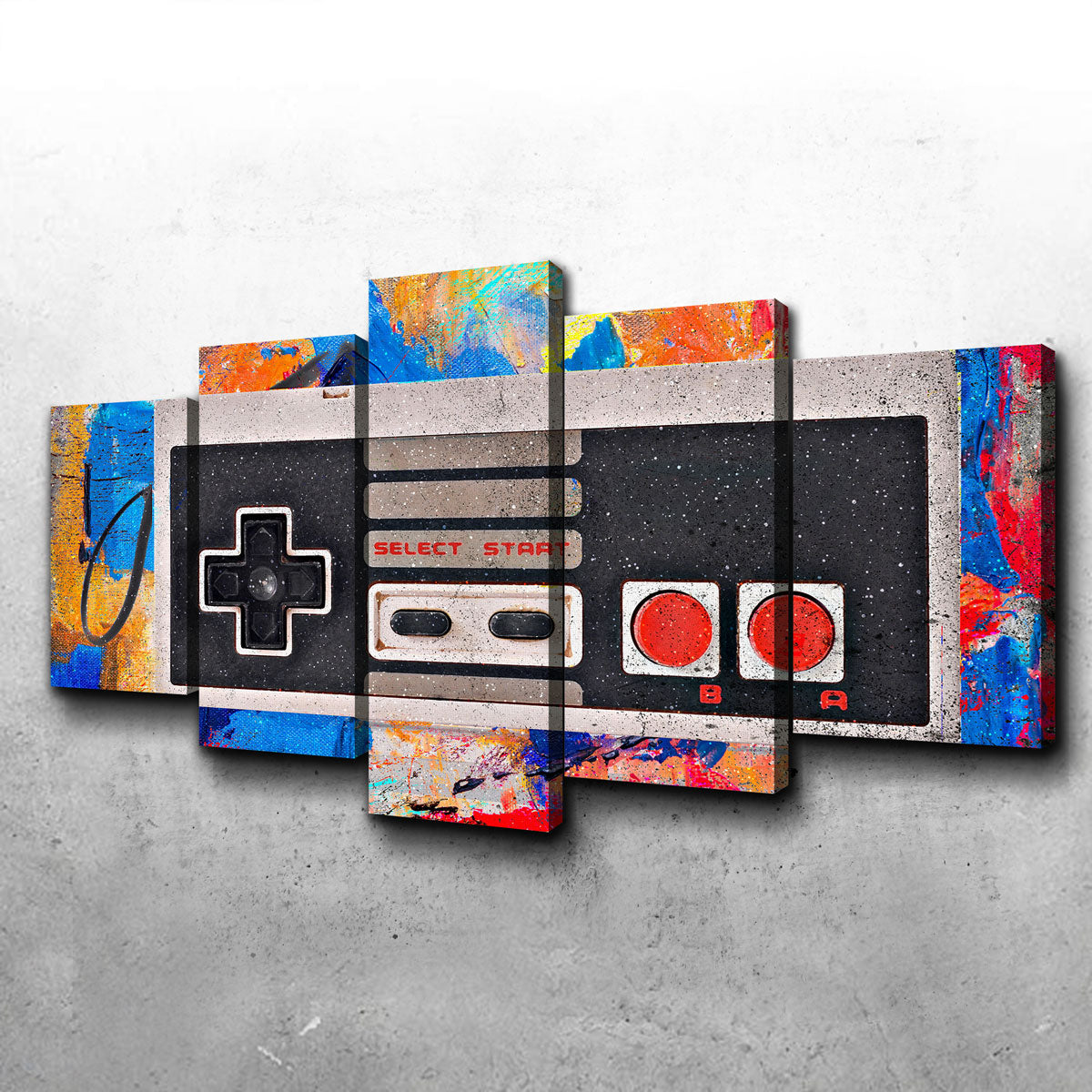 NES Controller Canvas Set