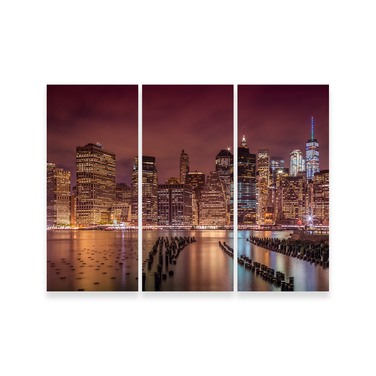 New York City Nightly Impressions Wall Art