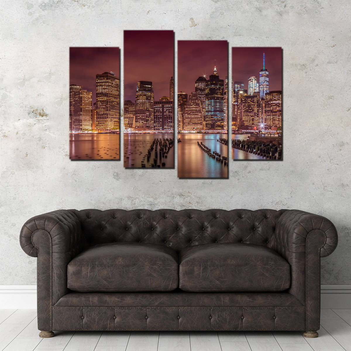 New York City Nightly Impressions Wall Art