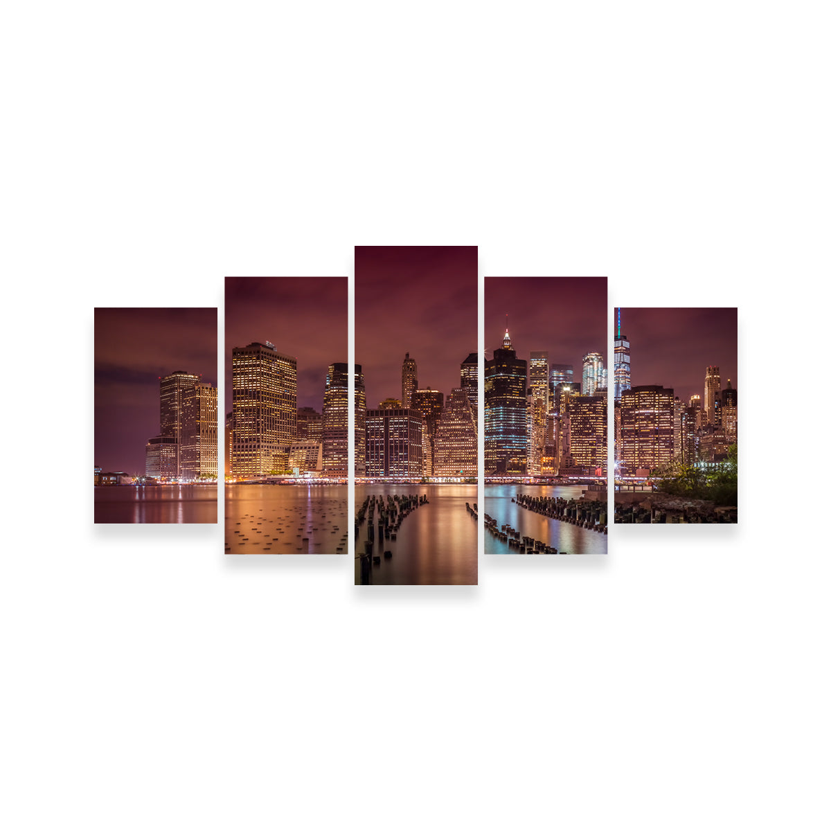 New York City Nightly Impressions Wall Art