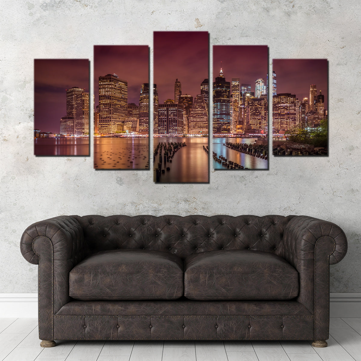 New York City Nightly Impressions Wall Art