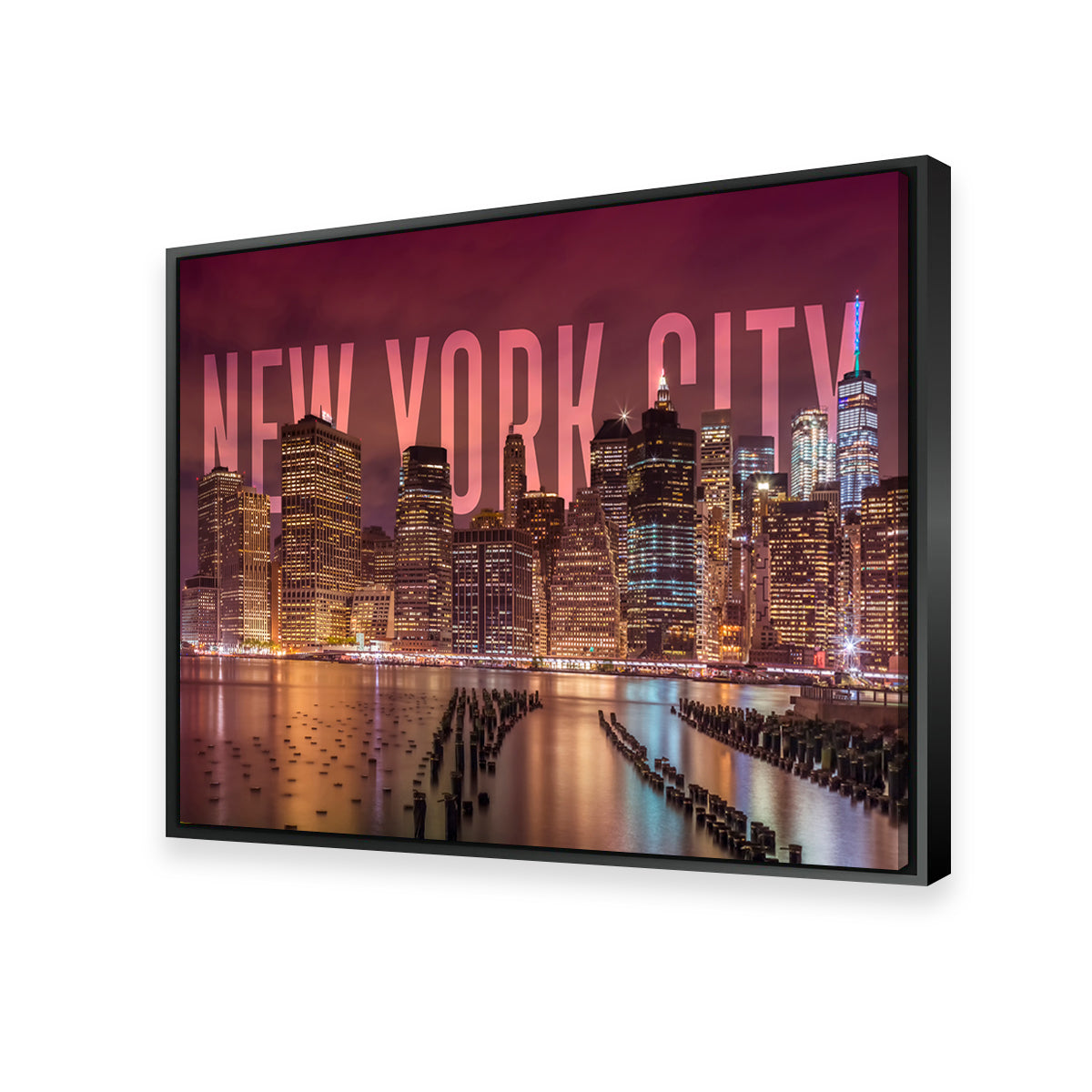 NYC Letters - Night Wall Art