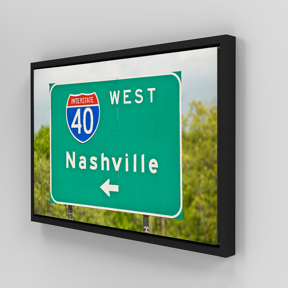 Nashville Interstate 40 Wall Art