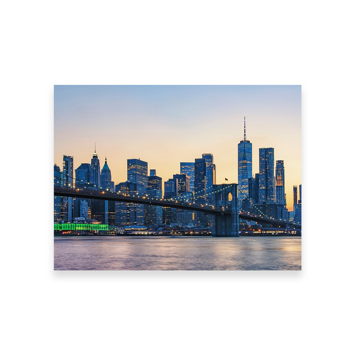 New York Sunset Wall Art