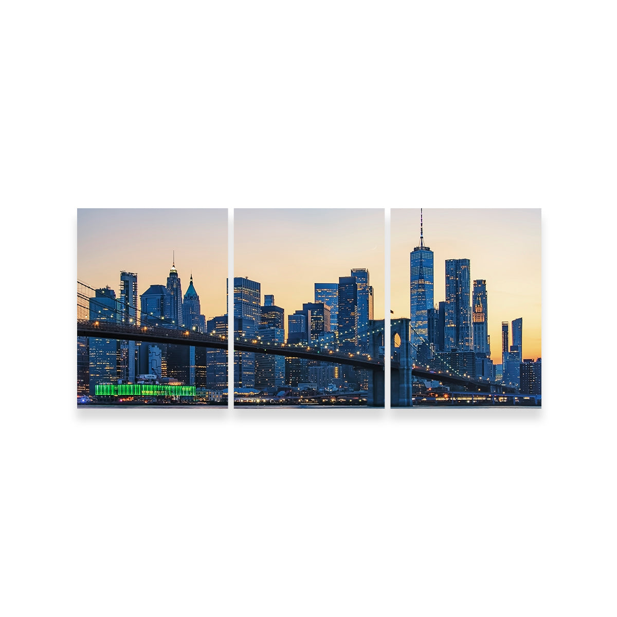New York Sunset Wall Art