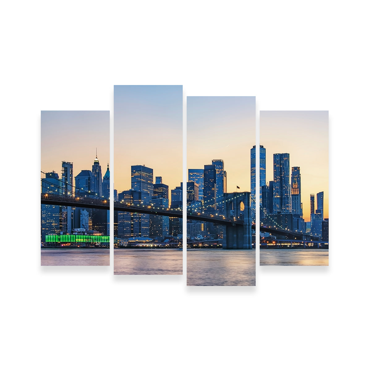 New York Sunset Wall Art