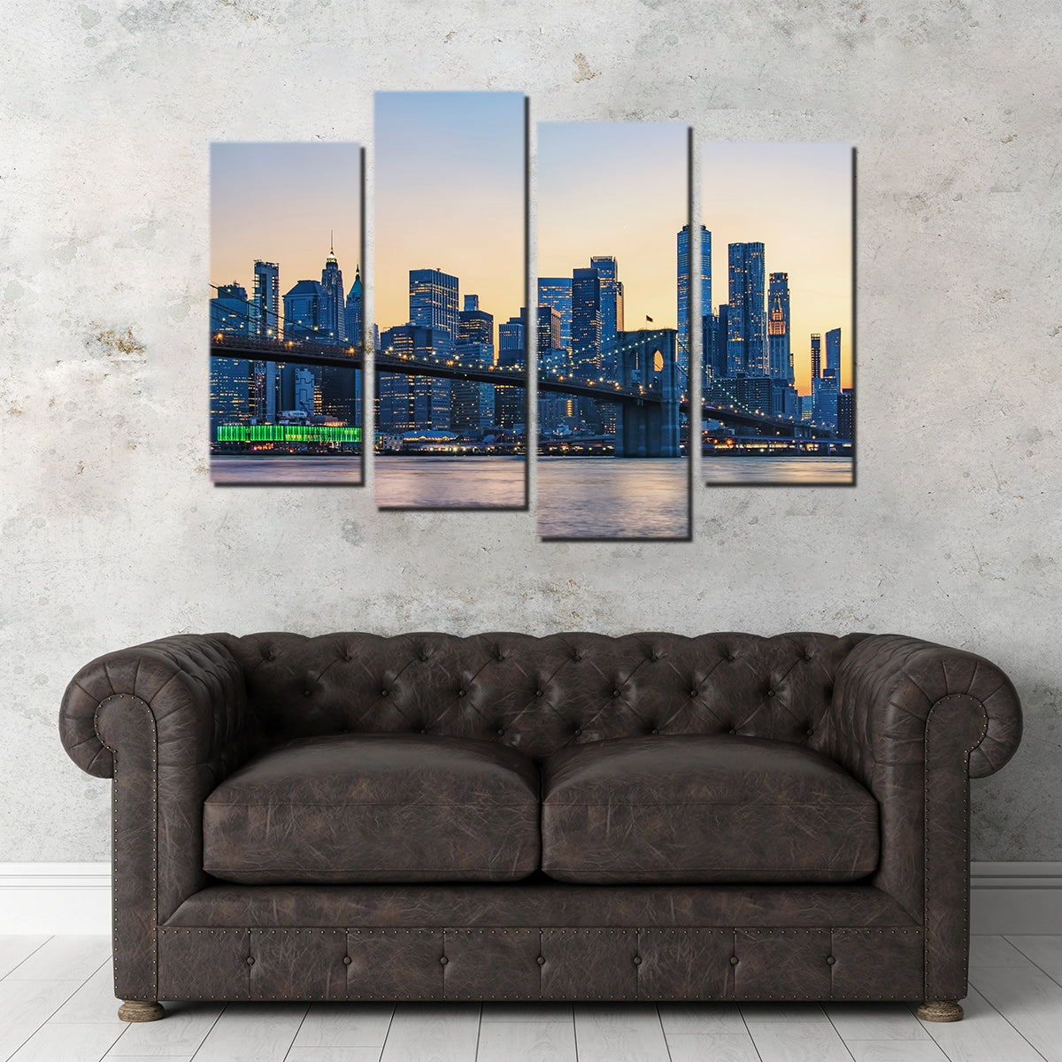 New York Sunset Wall Art