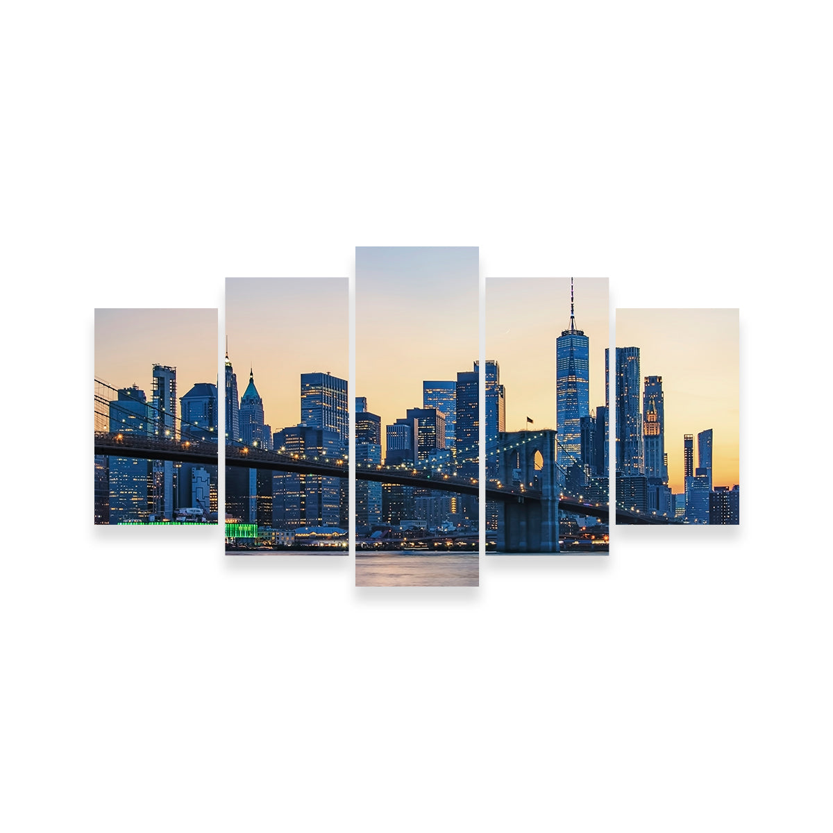 New York Sunset Wall Art