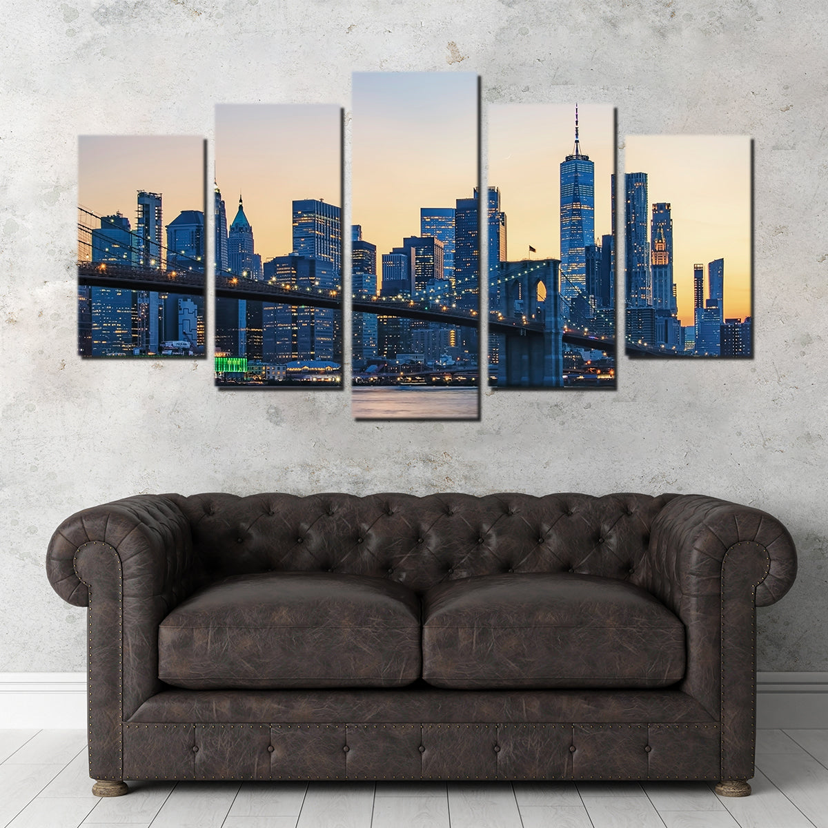 New York Sunset Wall Art