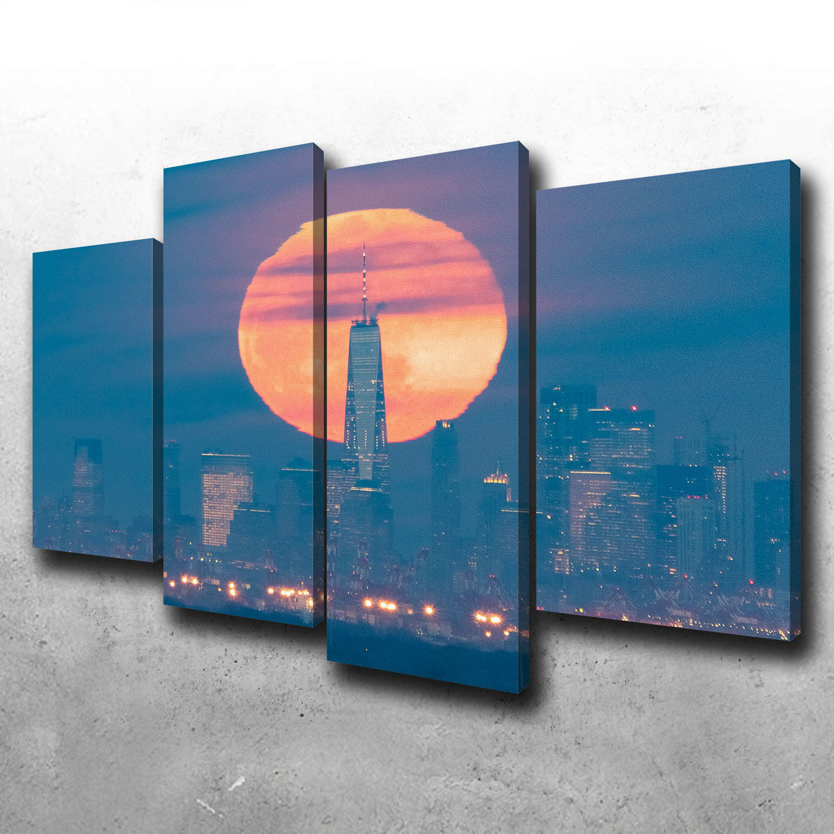 New York Sun Skyline Wall Art