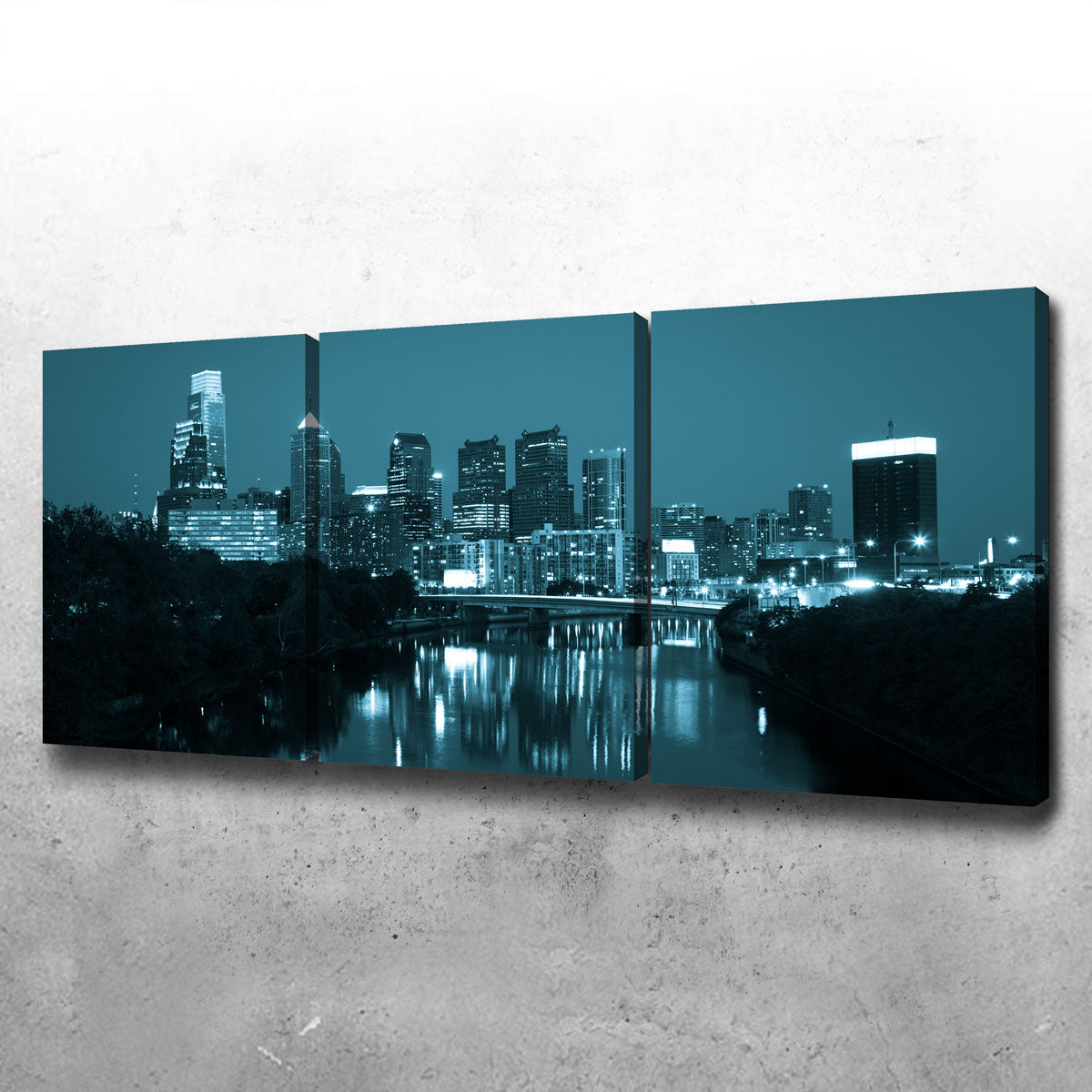 Night View Philadelphia Wall Art