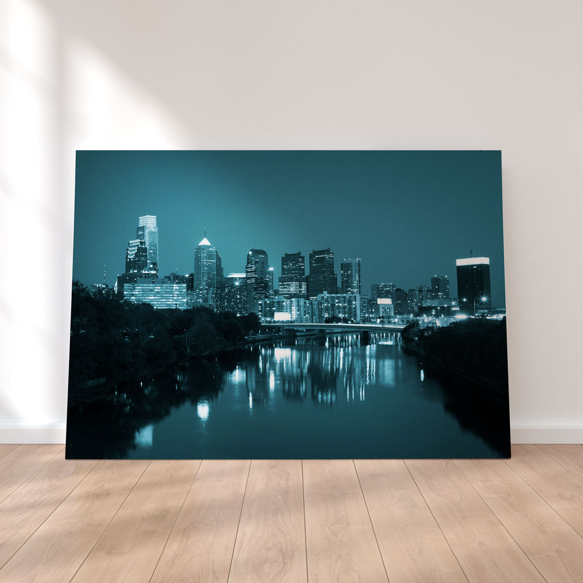 Night View Philadelphia Wall Art