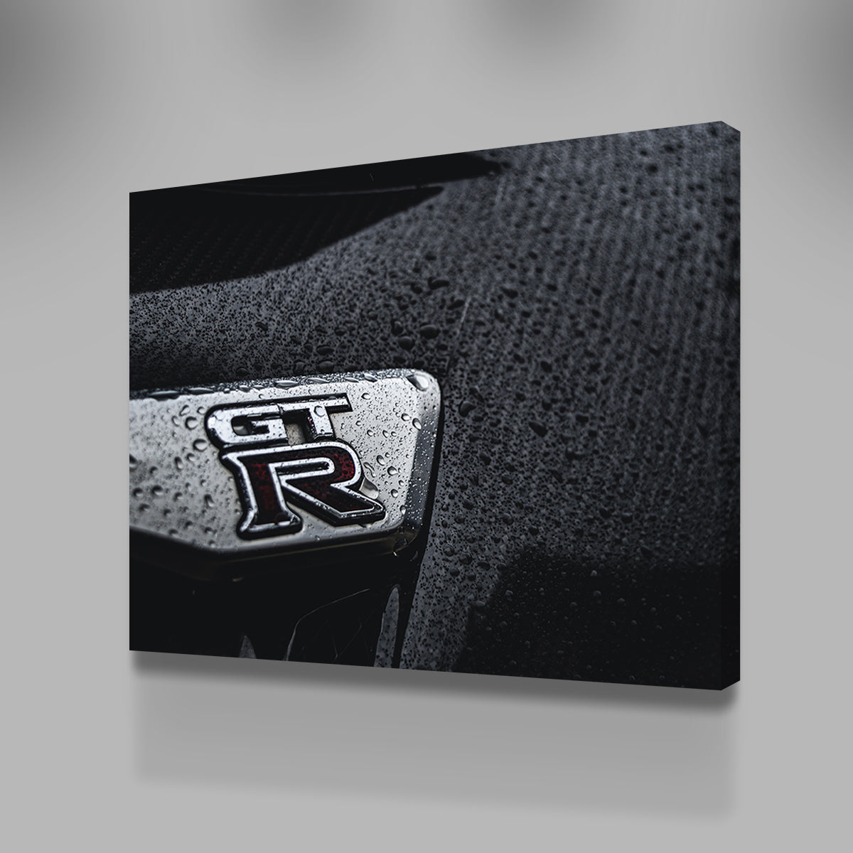 Nissan GTR Rain Drops Wall Art