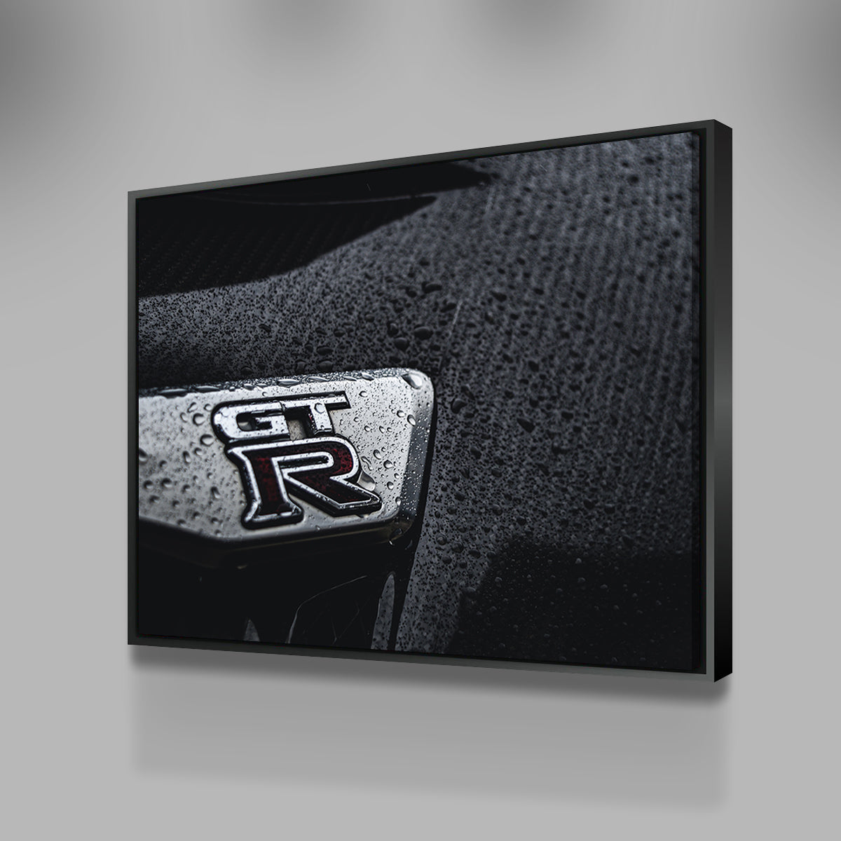 Nissan GTR Rain Drops Wall Art