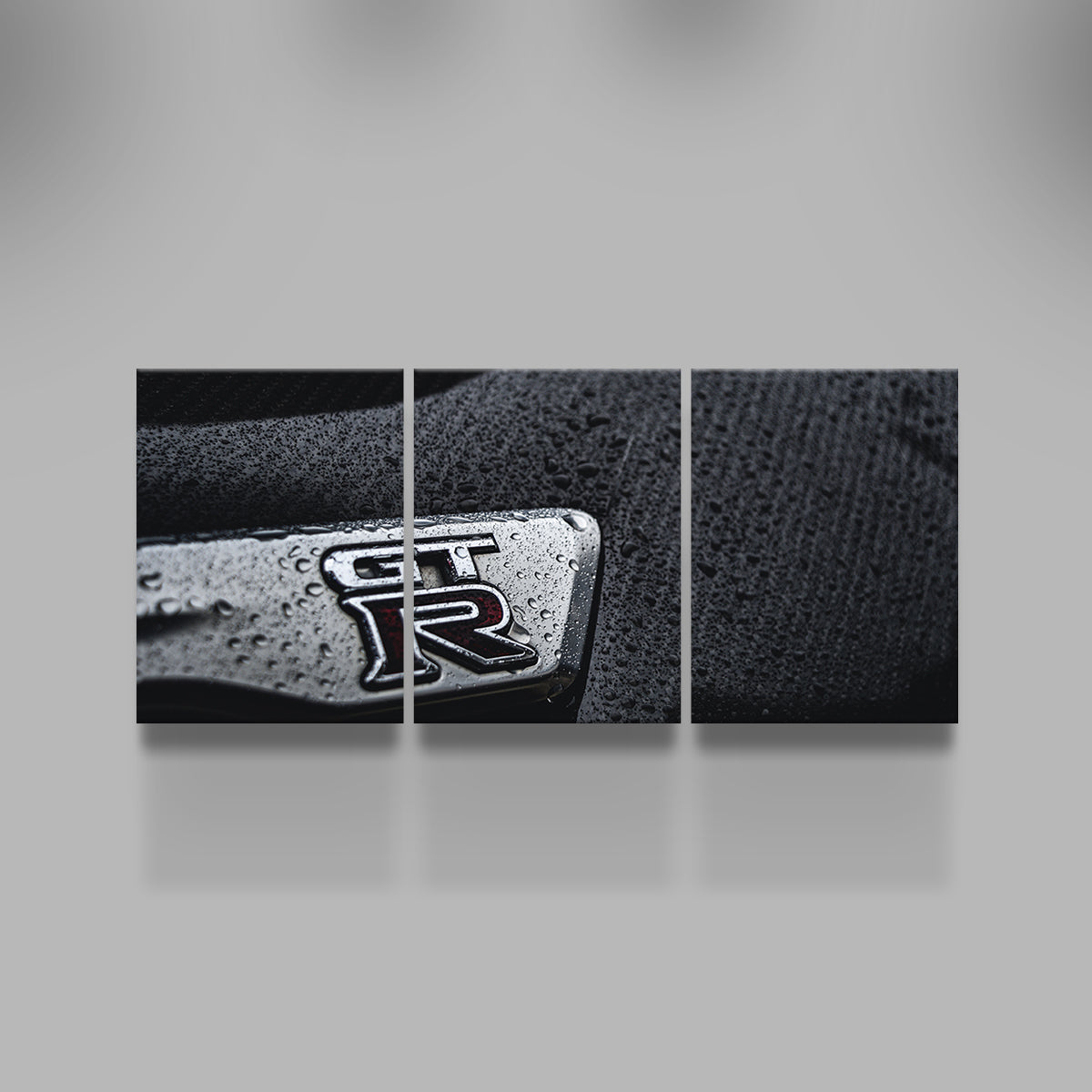 Nissan GTR Rain Drops Wall Art