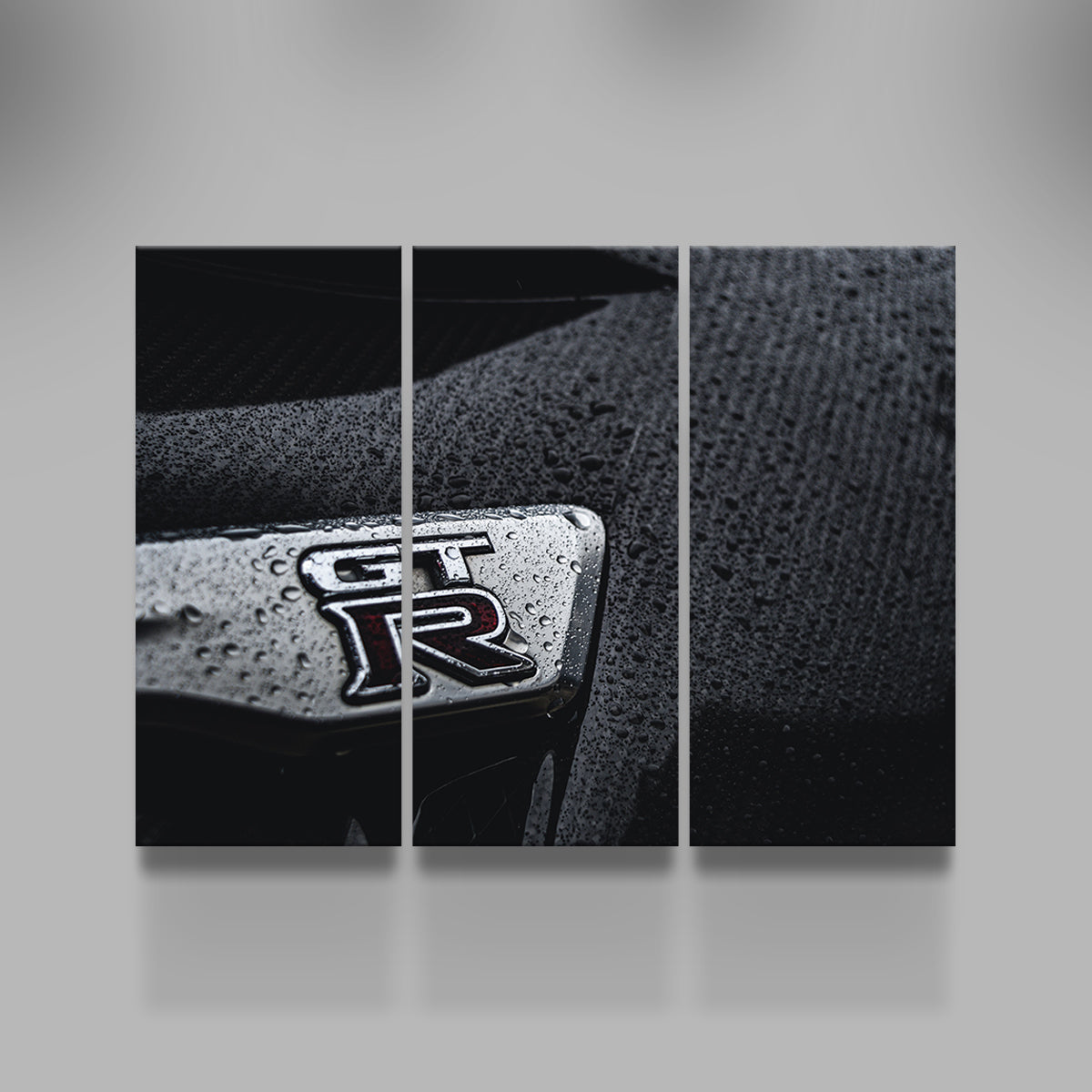 Nissan GTR Rain Drops Wall Art