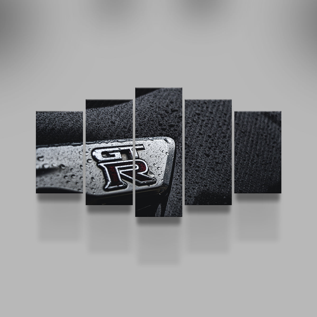 Nissan GTR Rain Drops Wall Art
