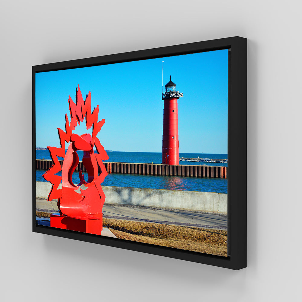 North Pier Lighthouse Wall Art