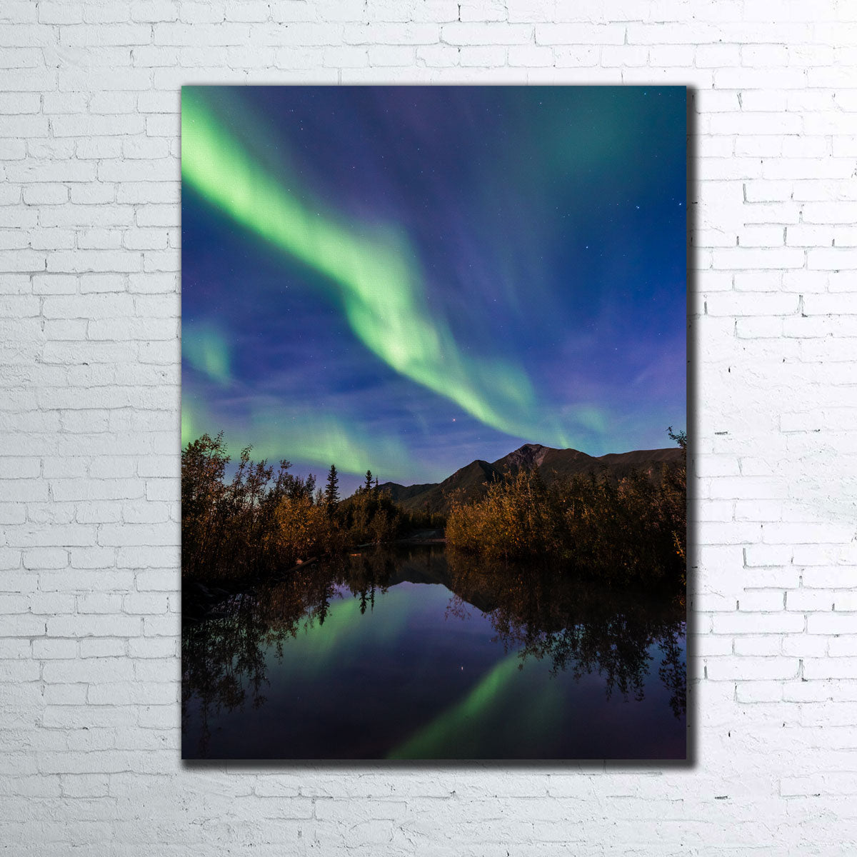 Northern Lights Reflection Wall Art
