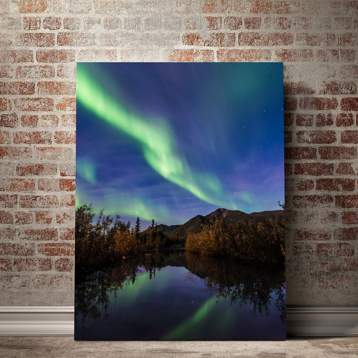 Northern Lights Reflection Wall Art