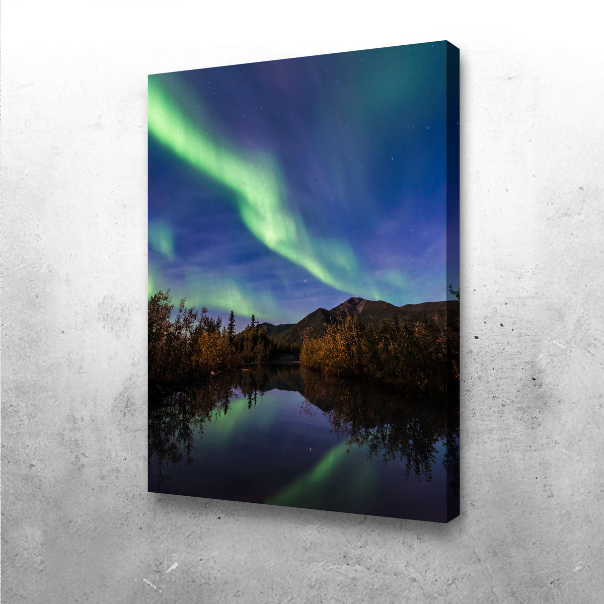 Northern Lights Reflection Wall Art
