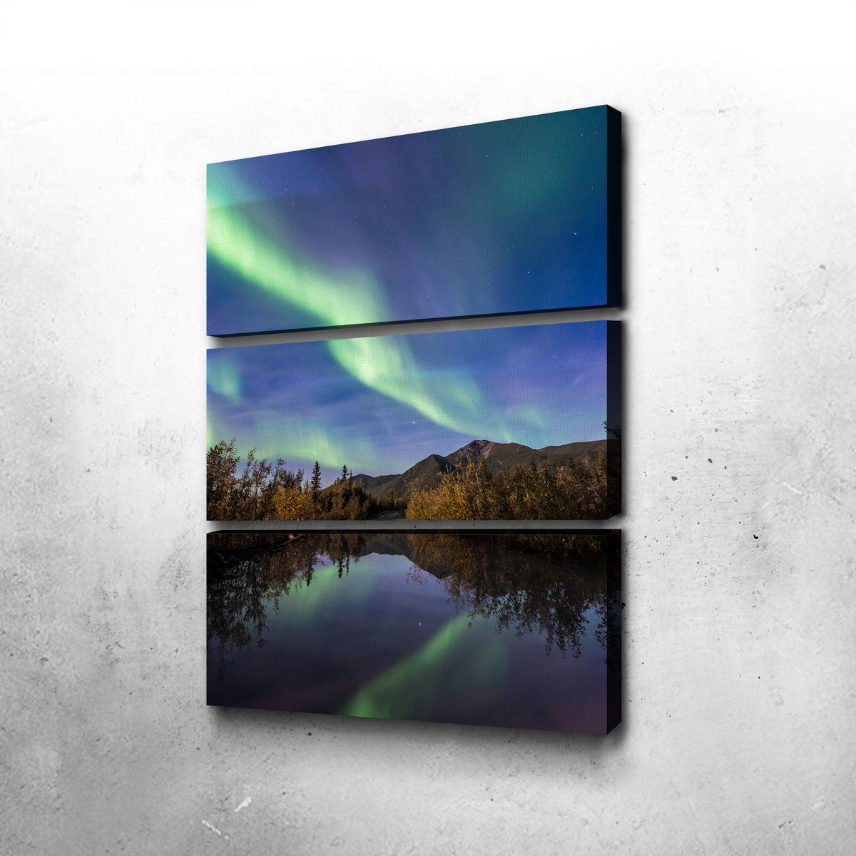 Northern Lights Reflection Wall Art