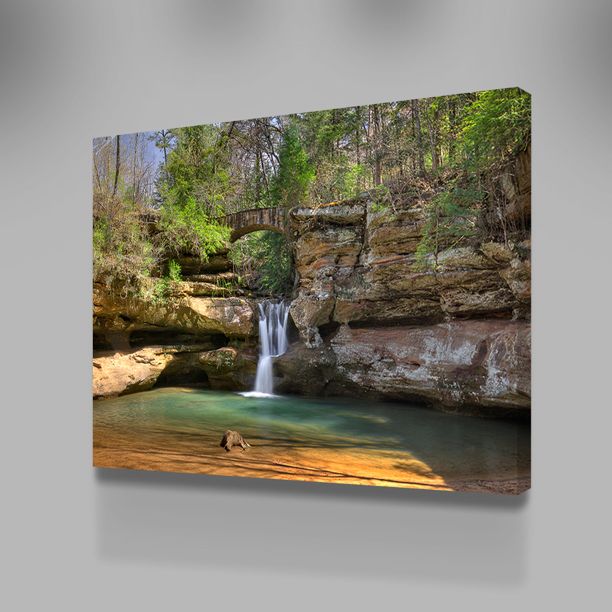 Old Man's Cave Upper Falls Wall Art