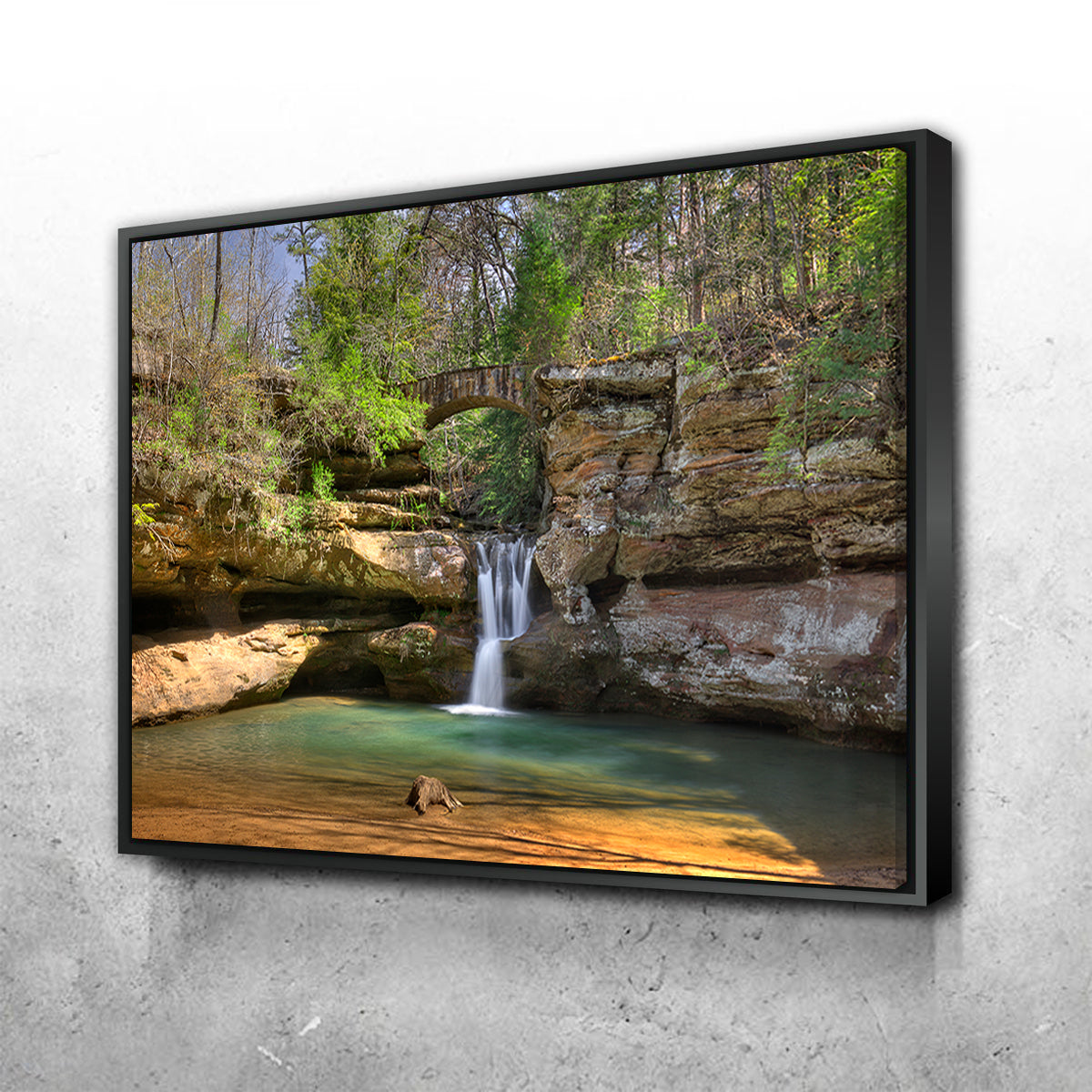 Old Man's Cave Upper Falls Wall Art