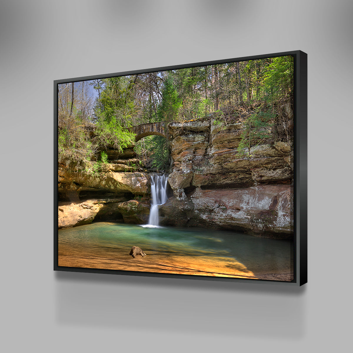 Old Man's Cave Upper Falls Wall Art