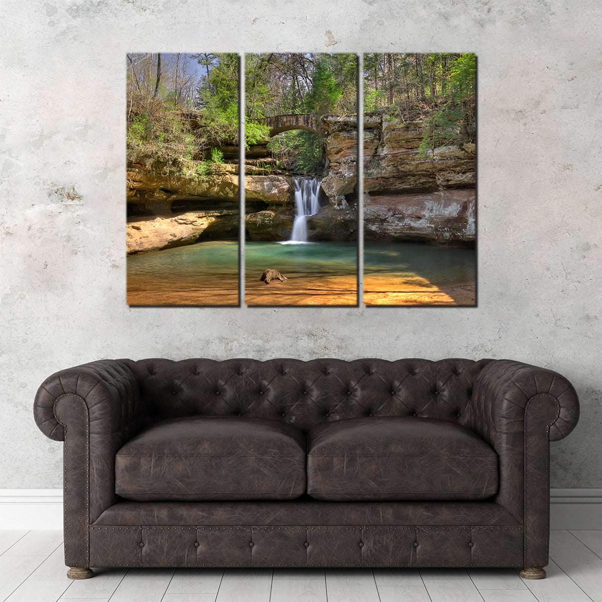 Old Man's Cave Upper Falls Wall Art