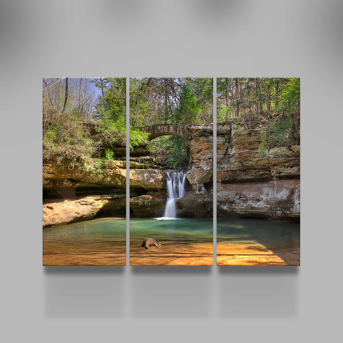 Old Man's Cave Upper Falls Wall Art