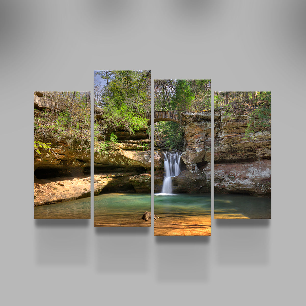 Old Man's Cave Upper Falls Wall Art