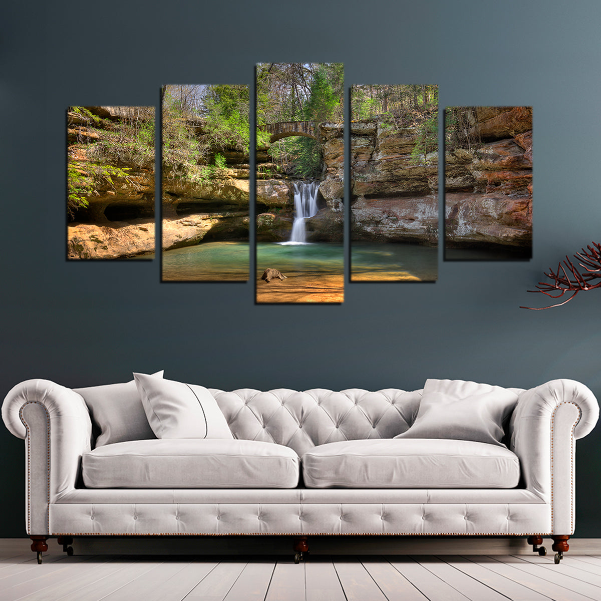 Old Man's Cave Upper Falls Wall Art