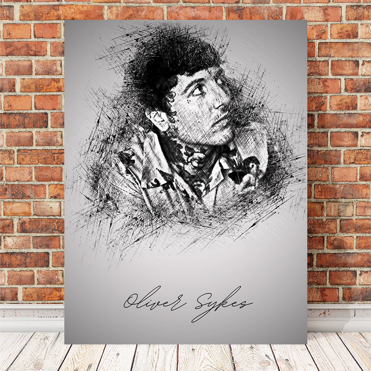 Oliver Sykes Look Wall Art