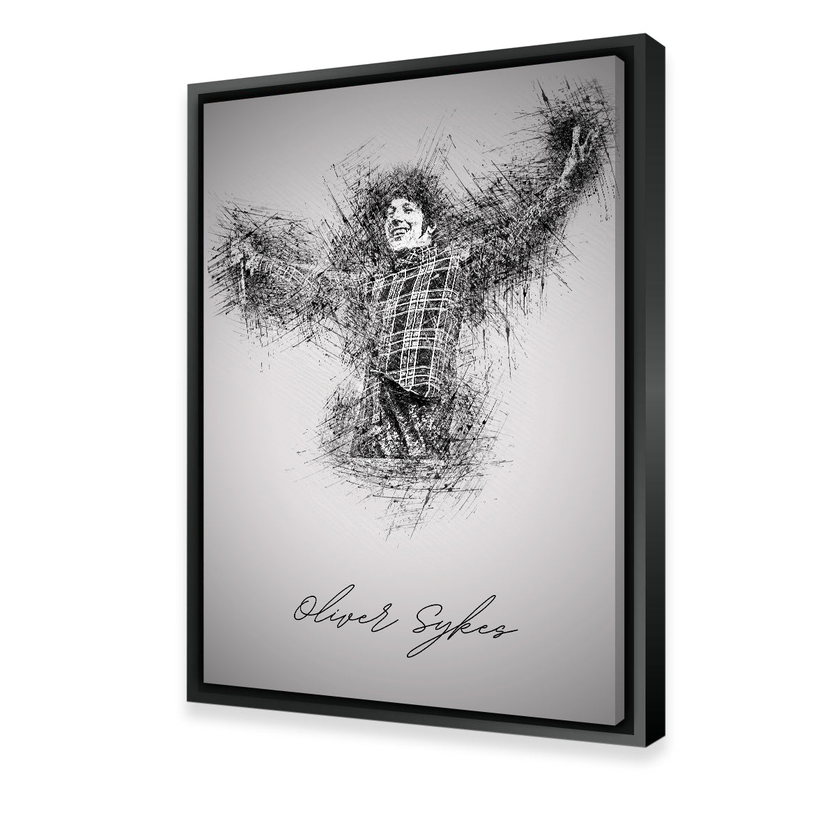 Oliver Sykes Sketch Wall Art