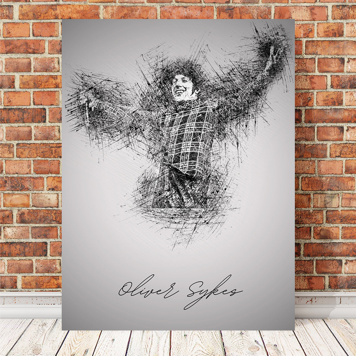 Oliver Sykes Sketch Wall Art