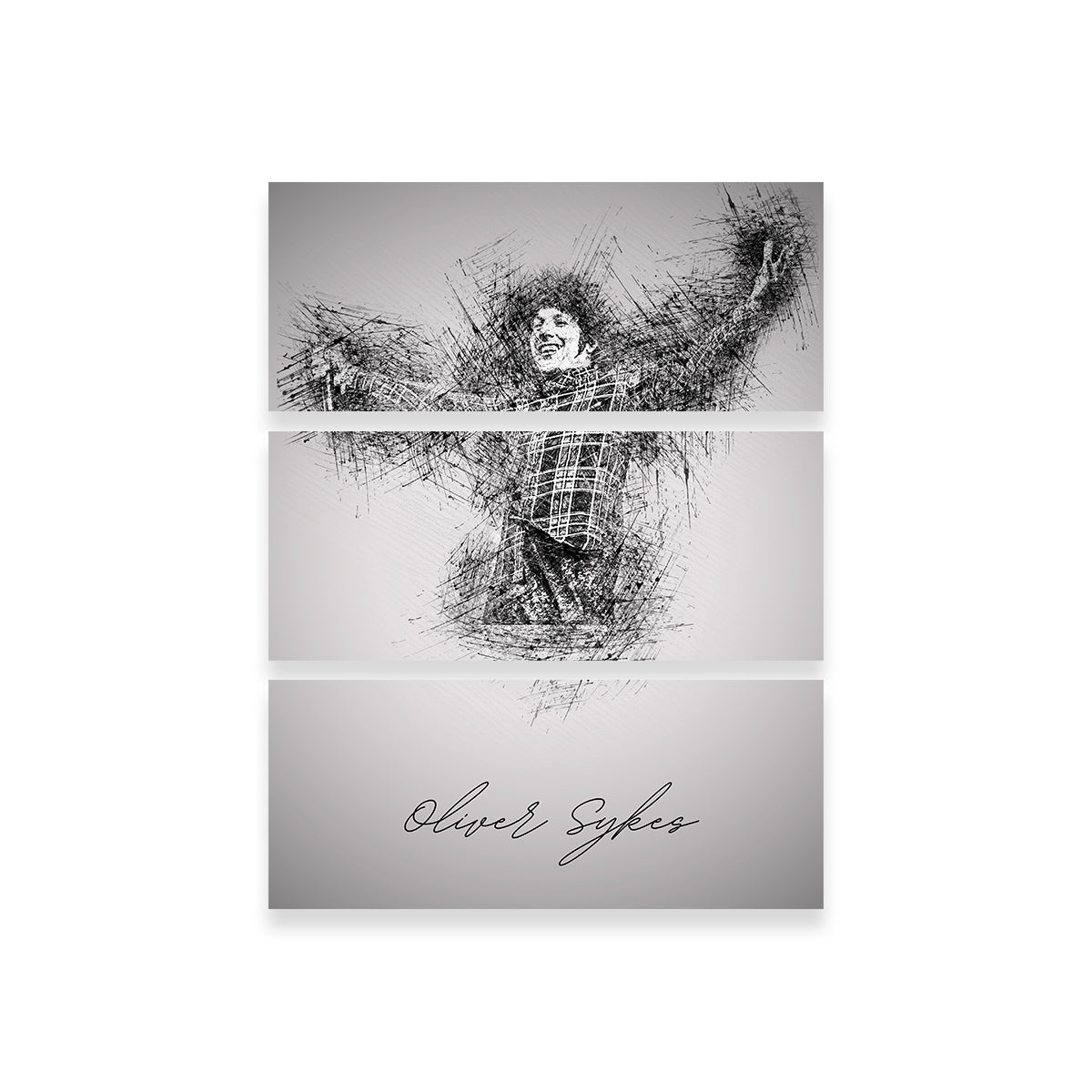 Oliver Sykes Sketch Wall Art