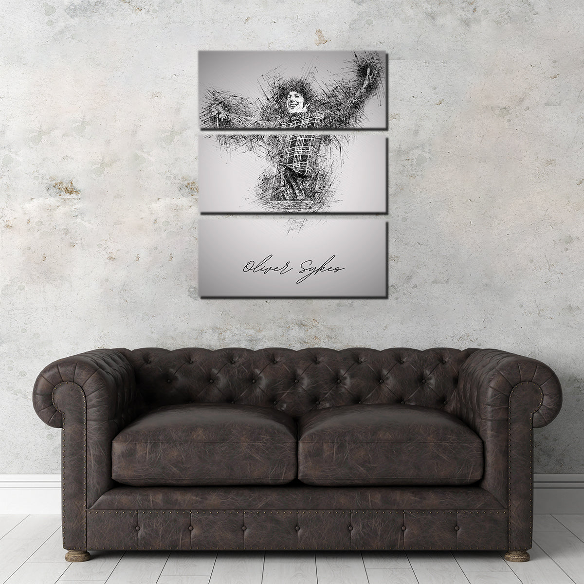 Oliver Sykes Sketch Wall Art