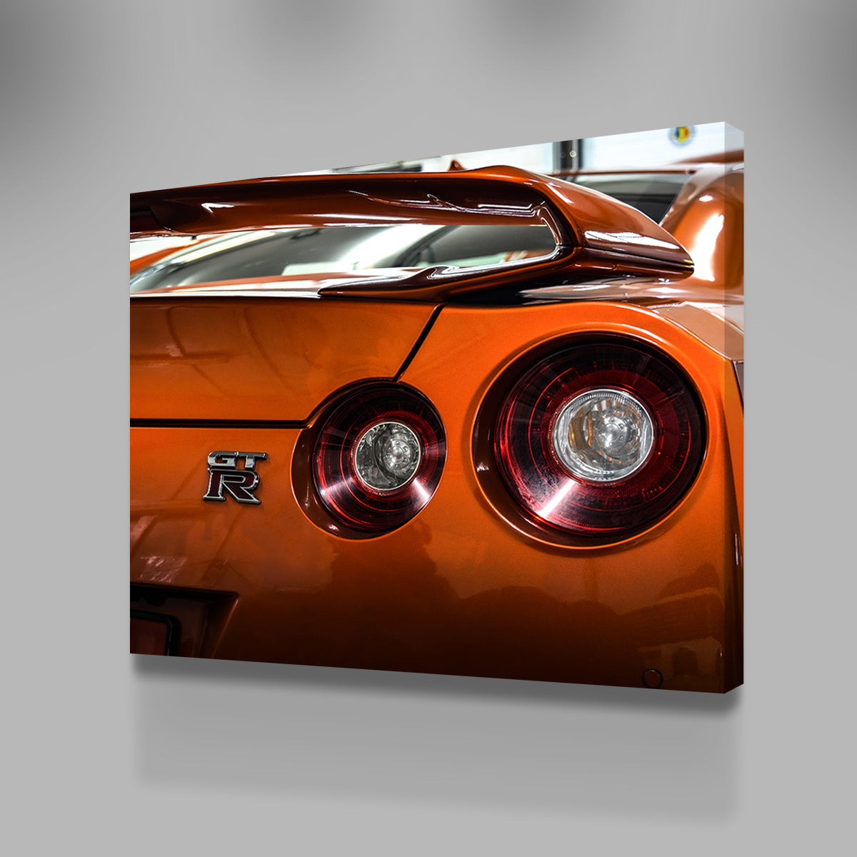 Orange Nissan GTR 3