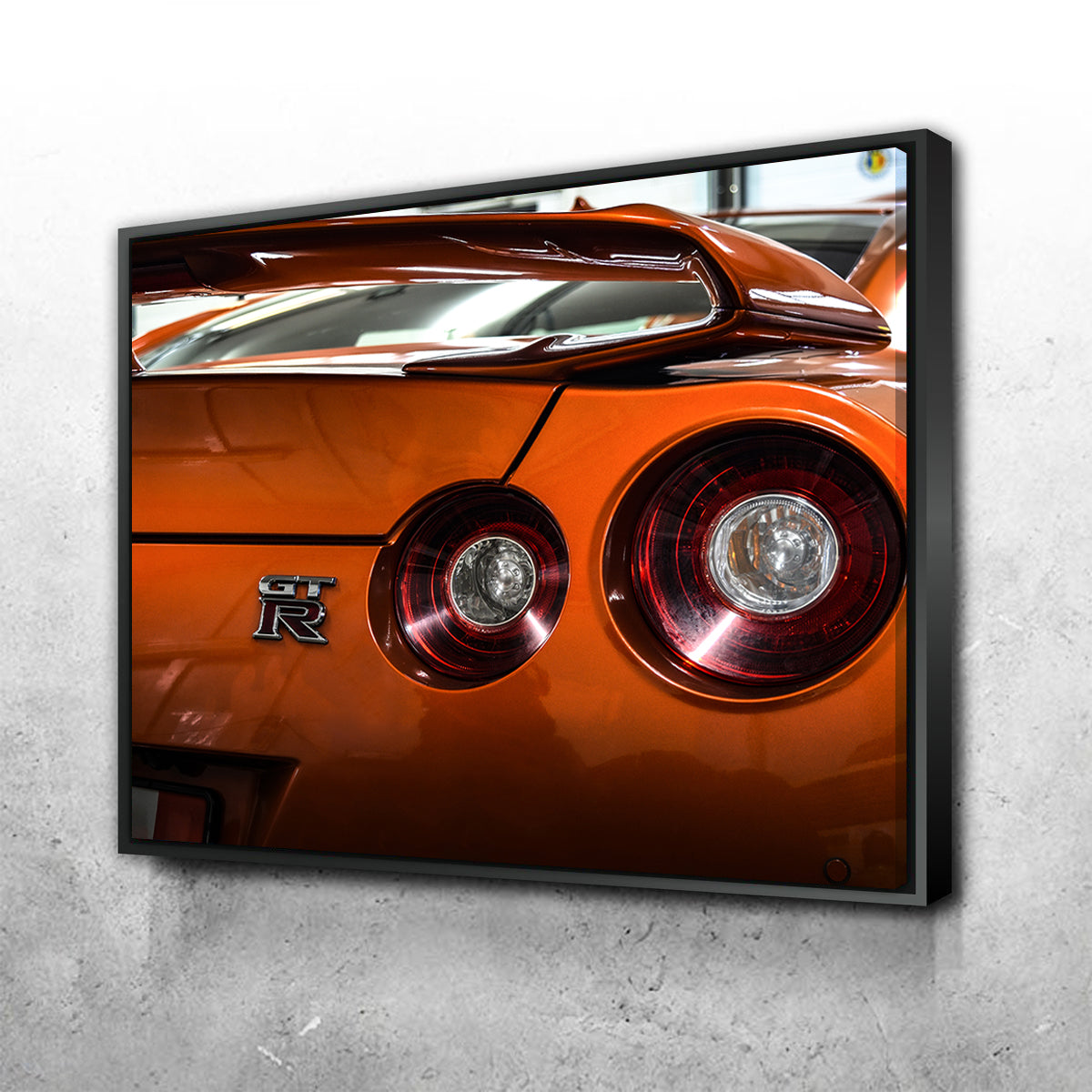 Orange Nissan GTR 3 Wall Art