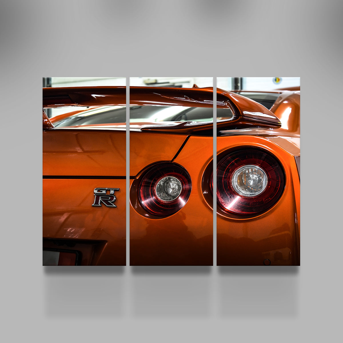 Orange Nissan GTR 3 Wall Art
