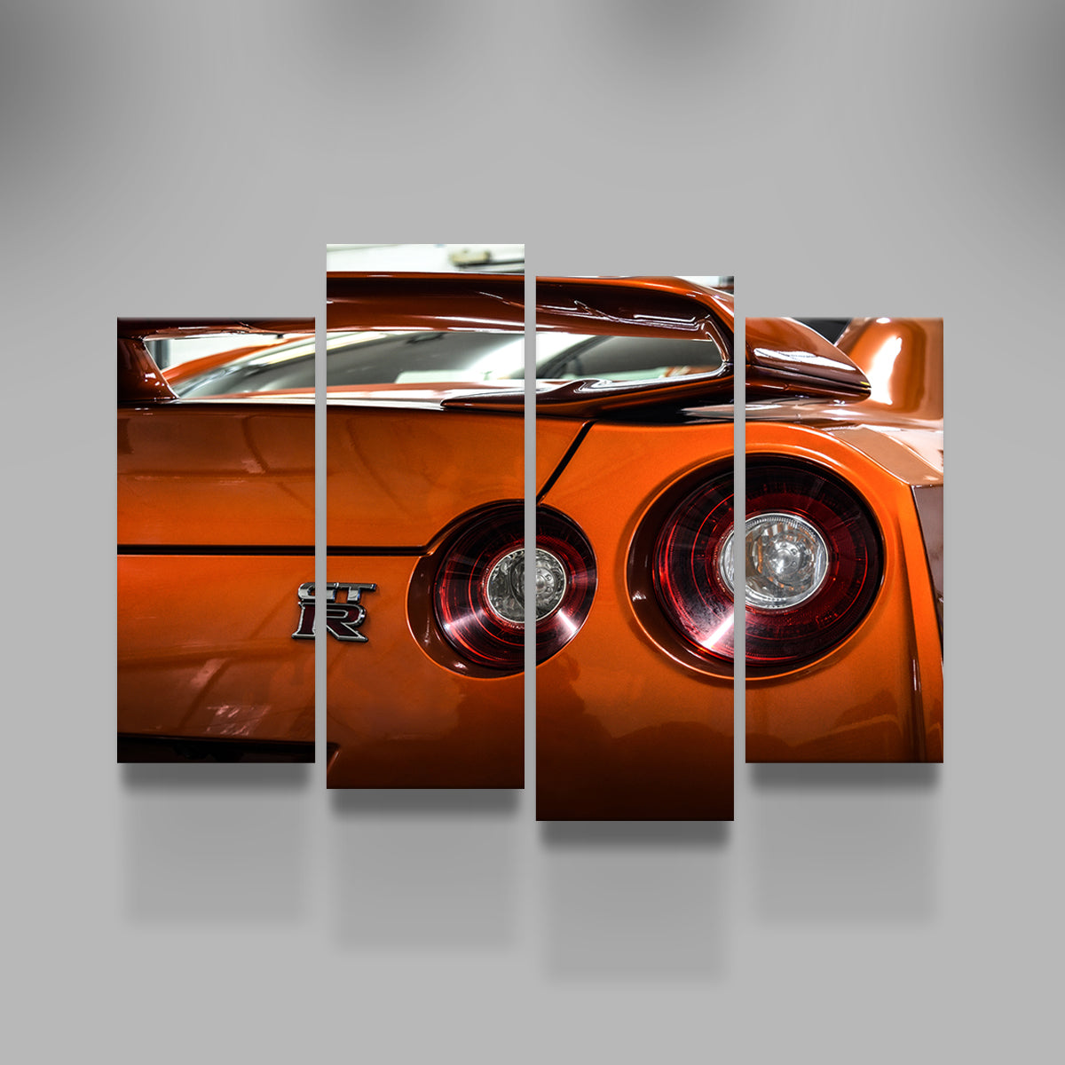 Orange Nissan GTR 3 Wall Art