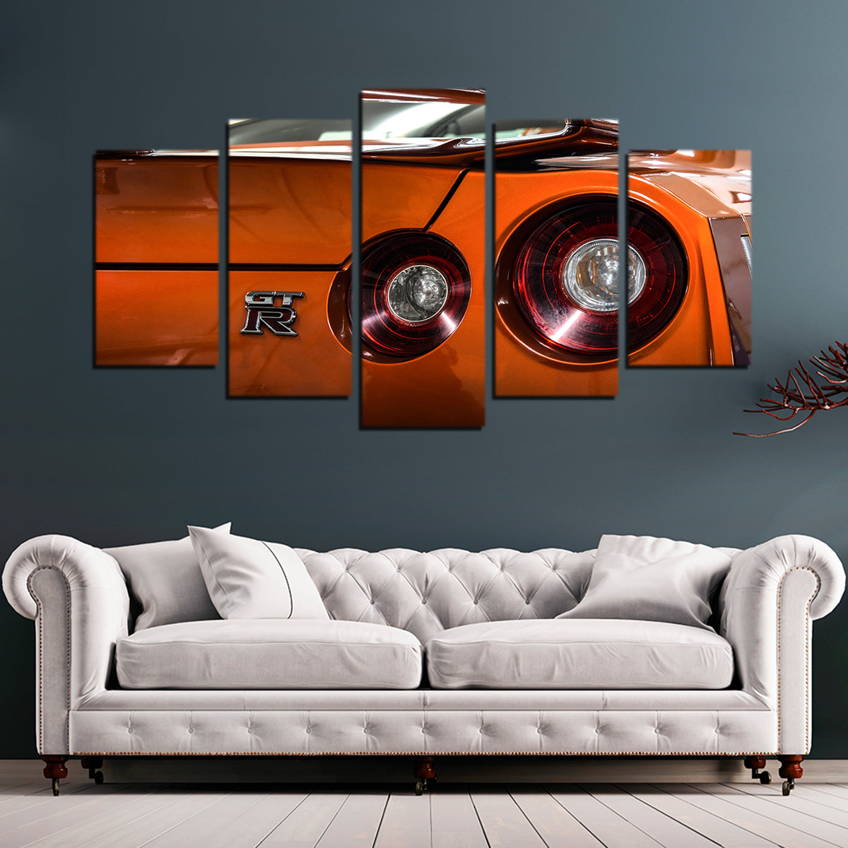 Orange Nissan GTR 3 Wall Art